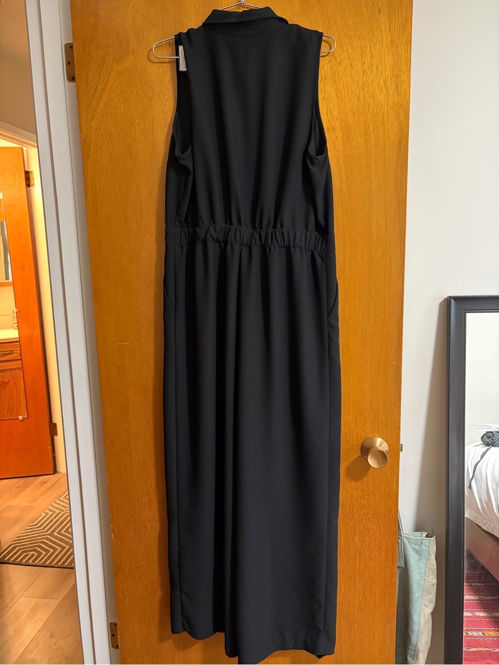 Reitmans Black Sleeveless Collared Jumpsuit - Picture 2 of 3